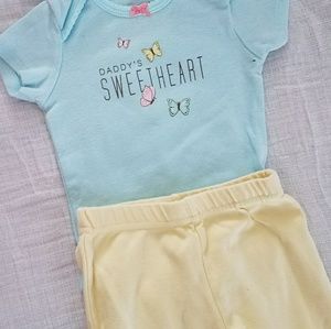 Daddy's Sweetheart outfit - 3 Months